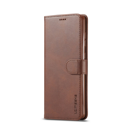 For Samsung Galaxy A03s 164mm LC.IMEEKE Calf Texture Horizontal Flip Leather Case with Holder & Card Slots & Wallet(Brown) by LC.IMEEKE