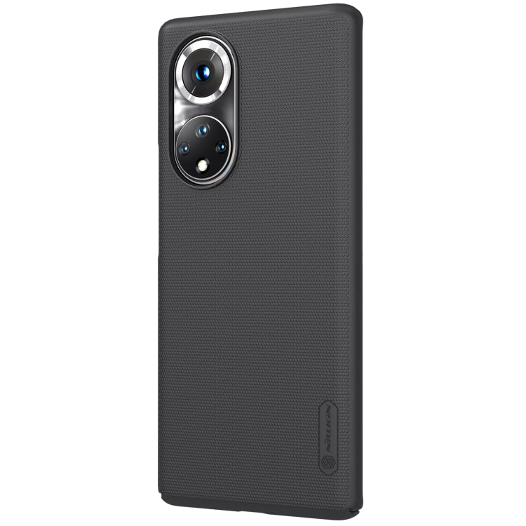 For Honor 50 Pro NILLKIN Frosted Concave-convex Texture PC Protective Case(Black) - Honor Cases by NILLKIN | Online Shopping UK | buy2fix
