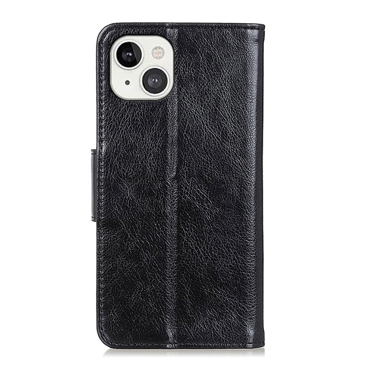 For iPhone 13 Nappa Texture Horizontal Flip Leather Case with Holder & Card Slots & Wallet(Black) - iPhone 13 Cases by buy2fix | Online Shopping UK | buy2fix