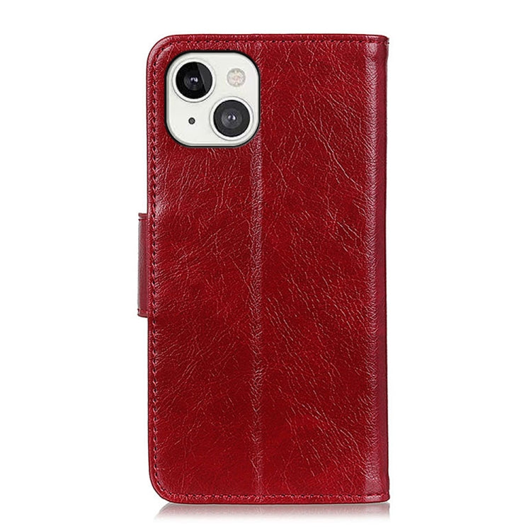 For iPhone 13 Nappa Texture Horizontal Flip Leather Case with Holder & Card Slots & Wallet(Red) - iPhone 13 Cases by buy2fix | Online Shopping UK | buy2fix