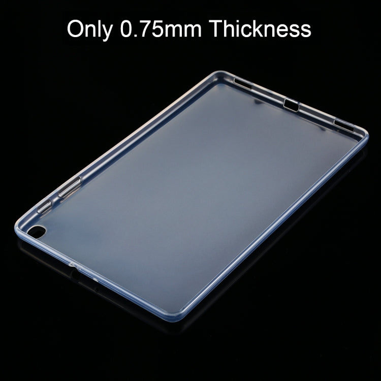 For Galaxy Tab A 10.1 (2019) T510 0.75mm Ultrathin Outside Glossy Inside Frosted TPU Soft Protective Case - Tab A 10.1 (2019) T510 / T515 by buy2fix | Online Shopping UK | buy2fix