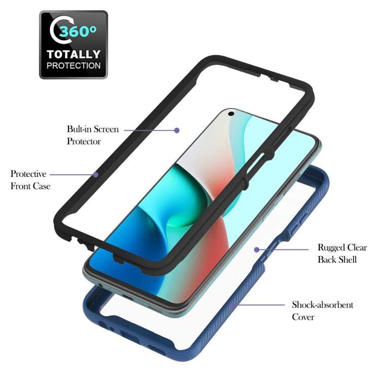 For Xiaomi Redmi Note 9 5G / Redmi Note 9T 5G Starry Sky Solid Color Series Shockproof PC + TPU Protective Case with Ring Holder & Magnetic Function(Blue) - Xiaomi Cases by buy2fix | Online Shopping UK | buy2fix