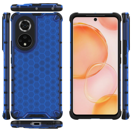 For Honor 50 Shockproof Honeycomb PC + TPU Protective Case(Blue) - Honor Cases by buy2fix | Online Shopping UK | buy2fix