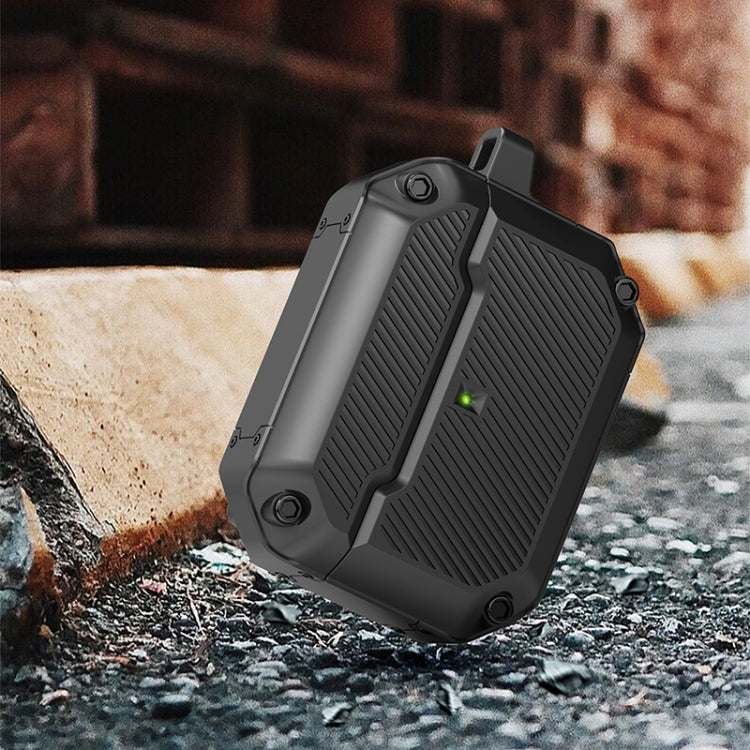 Shield Armor Shield Armor Waterproof Wireless Earphone Protective Case For AirPods Pro(Dark Green) - For AirPods Pro by buy2fix | Online Shopping UK | buy2fix