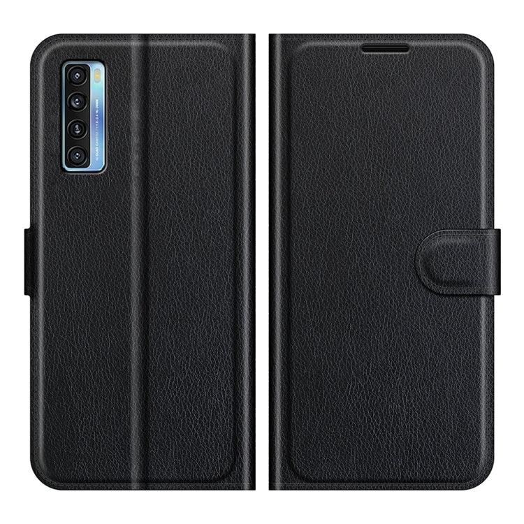 For TCL 20S / 20 5G / 20L Litchi Texture Horizontal Flip Protective Case with Holder & Card Slots & Wallet(Black) - TCL by buy2fix | Online Shopping UK | buy2fix