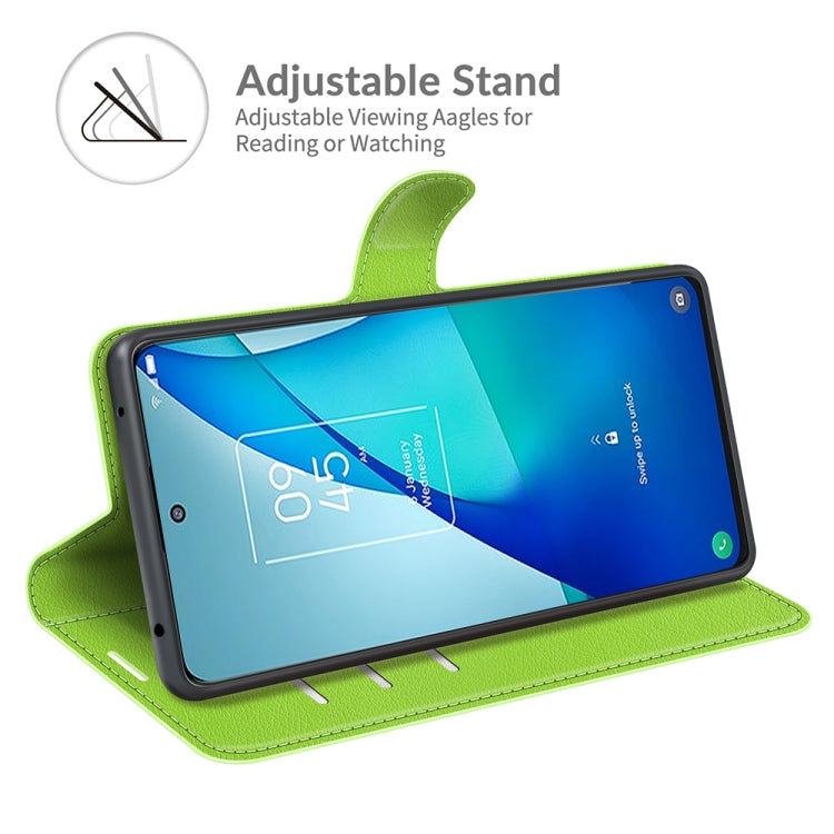 For TCL 20S / 20 5G / 20L Litchi Texture Horizontal Flip Protective Case with Holder & Card Slots & Wallet(Green) - TCL by buy2fix | Online Shopping UK | buy2fix