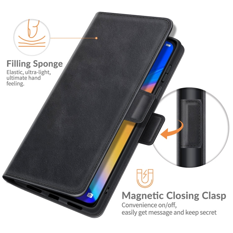 For TCL 20 SE Dual-side Magnetic Buckle Horizontal Flip Leather Case with Holder & Card Slots & Wallet(Black) - TCL by buy2fix | Online Shopping UK | buy2fix