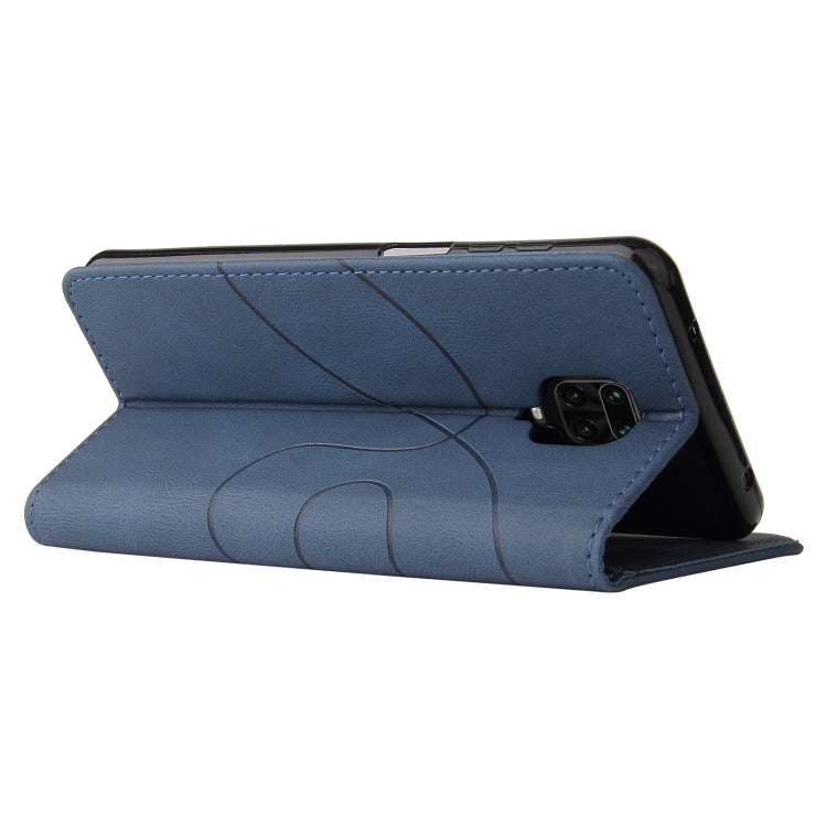 For Xiaomi Redmi Note 9 Pro / Note 9 Pro Max Dual-color Splicing Horizontal Flip PU Leather Case with Holder & Card Slots & Wallet(Blue) - Xiaomi Cases by buy2fix | Online Shopping UK | buy2fix