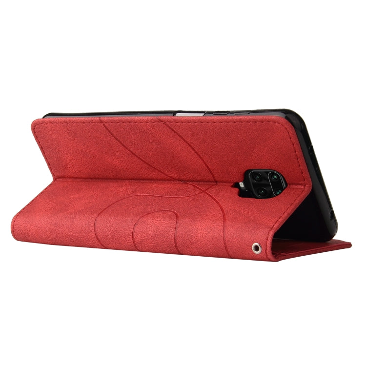 For Xiaomi Redmi Note 9 Pro / Note 9 Pro Max Dual-color Splicing Horizontal Flip PU Leather Case with Holder & Card Slots & Wallet(Red) - Xiaomi Cases by buy2fix | Online Shopping UK | buy2fix