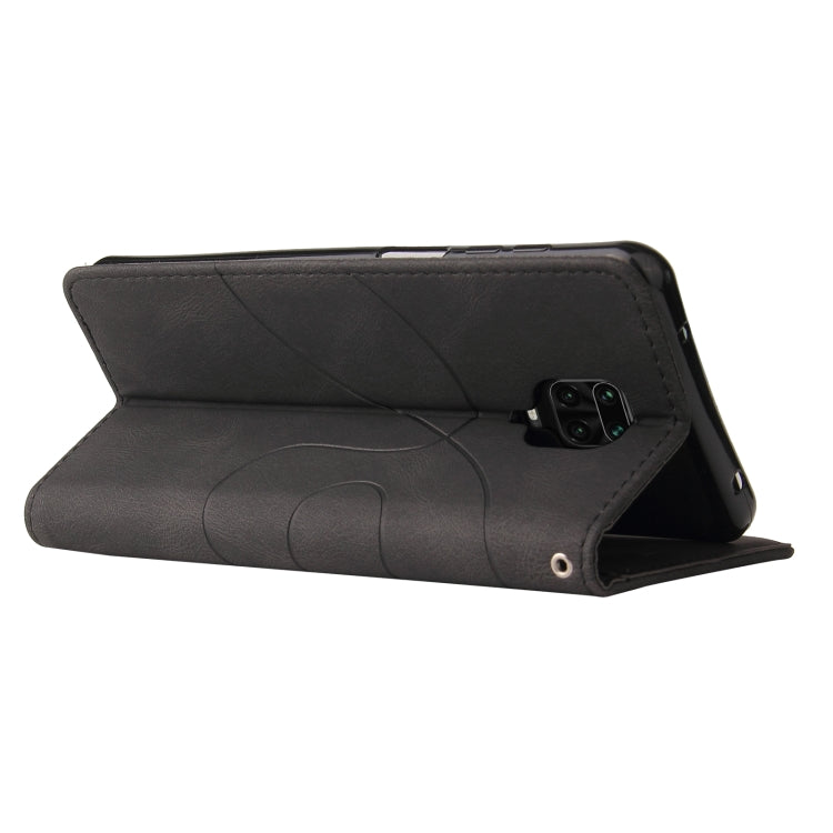 For Xiaomi Redmi Note 9 Pro / Note 9 Pro Max Dual-color Splicing Horizontal Flip PU Leather Case with Holder & Card Slots & Wallet(Black) - Xiaomi Cases by buy2fix | Online Shopping UK | buy2fix