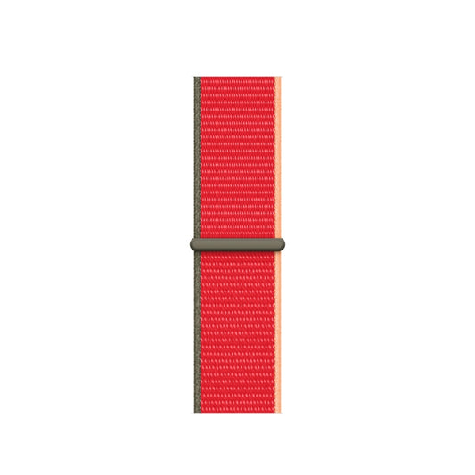 Loop Type Sport Watch Band For Apple Watch Series 9&8&7 41mm / SE 3&SE 2&6&SE&5&4 40mm / 3&2&1 38mm(Red) by buy2fix