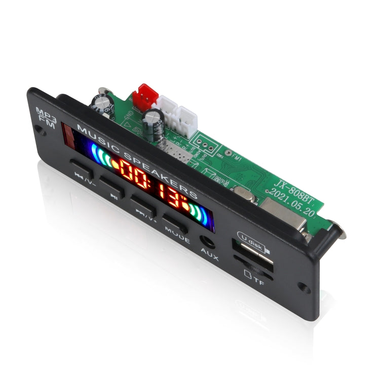 JX-808BT Car 12V Audio MP3 Player Decoder Board FM Radio USB, with Bluetooth / Remote Control / Recording - Car MP3 & MP4 & MP5 by buy2fix | Online Shopping UK | buy2fix