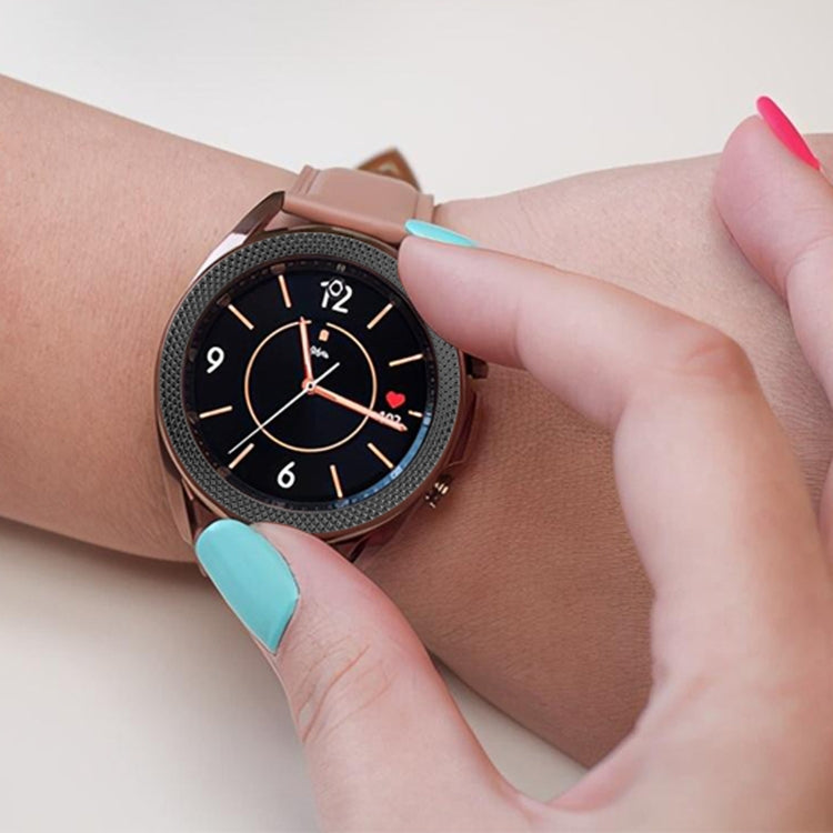 For Samsung Galaxy Watch 3 45mm Smart Watch Rhombus Texture Bezel Ring(Colorful) - Watch Cases by ENKAY | Online Shopping UK | buy2fix
