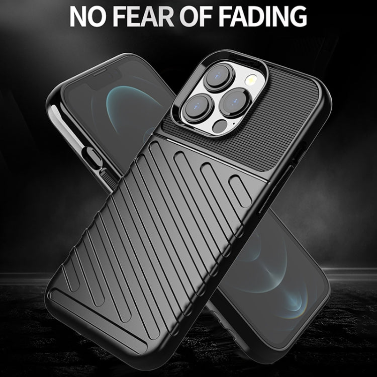 For iPhone 13 Pro Thunderbolt Shockproof TPU Soft Case (Black) - iPhone 13 Pro Cases by buy2fix | Online Shopping UK | buy2fix