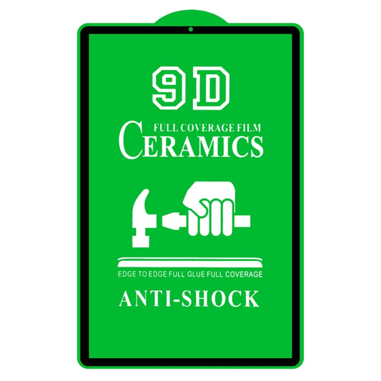 For Samsung Galaxy Tab S6 10.5 inch T720/T725/T860/T865 9D Full Screen Full Glue Ceramic Film by buy2fix