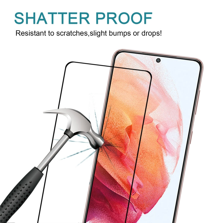 For Samsung Galaxy S21 5G Full Glue 9H HD 3D Curved Edge Tempered Glass Film(Black) - Galaxy Tempered Glass by buy2fix | Online Shopping UK | buy2fix