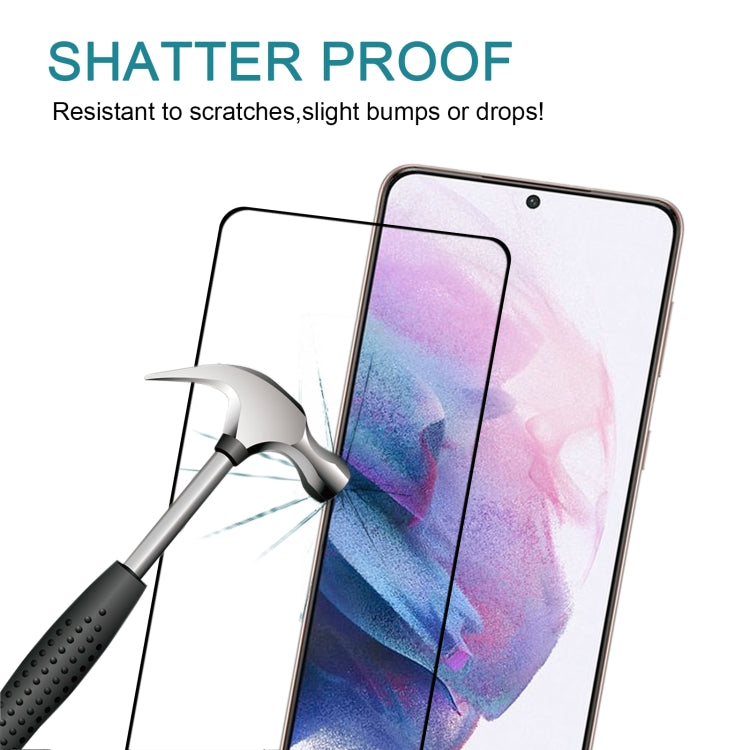 For Samsung Galaxy S21+ 5G 25pcs Full Glue 9H HD 3D Curved Edge Tempered Glass Film(Black) - Galaxy Tempered Glass by buy2fix | Online Shopping UK | buy2fix