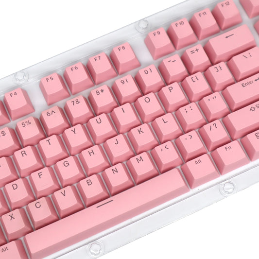 HXSJ P9 104 Keys PBT Color Mechanical Keyboard Keycaps(Pink) by HXSJ