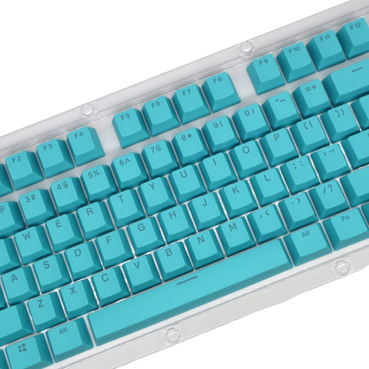 HXSJ P9 104 Keys PBT Color Mechanical Keyboard Keycaps(Lake Blue) by HXSJ
