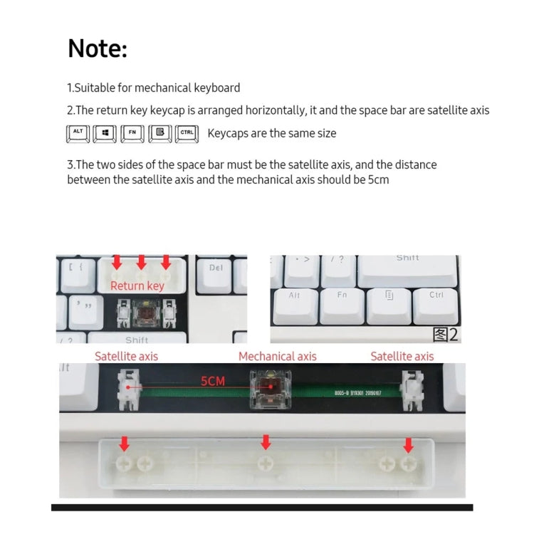 HXSJ P9 104 Keys PBT Color Mechanical Keyboard Keycaps(Black) by HXSJ