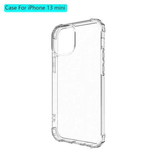 For iPhone 13 mini Shockproof Transparent TPU Protective Case (Transparent) by buy2fix