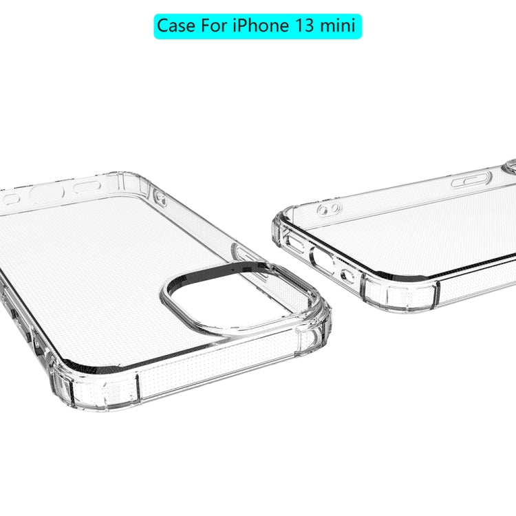 For iPhone 13 mini Shockproof Transparent TPU Protective Case (Transparent) by buy2fix