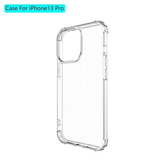 For iPhone 13 Pro Shockproof Transparent TPU Protective Case (Transparent) by buy2fix