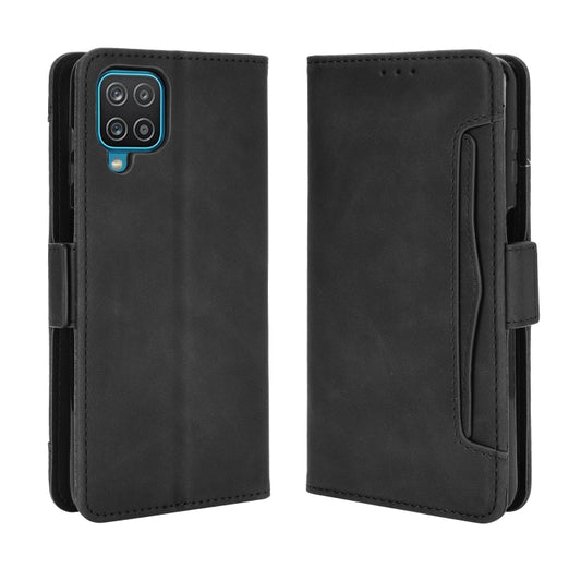 For Samsung Galaxy M32 Skin Feel Calf Pattern Horizontal Flip Leather Case with Holder & Card Slots & Photo Frame(Black) by buy2fix