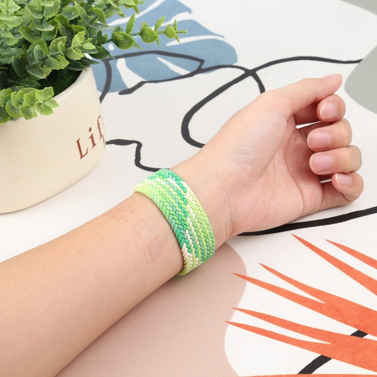 Single Loop Weaving Nylon Watch Band, Size: XS 135mm For Apple Watch Ultra 49mm&Watch Ultra 2 49mm / Series 9&8&7 45mm / SE 3&SE 2&6&SE&5&4 44mm / 3&2&1 42mm(Fragrant Orange) by buy2fix