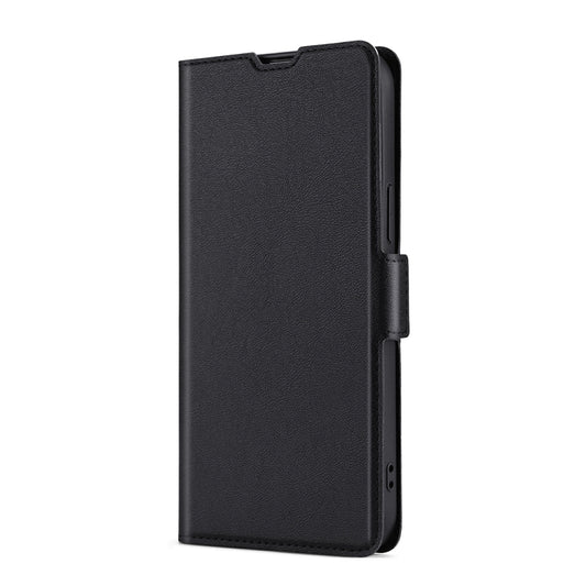 Ultra-thin Voltage Side Buckle PU + TPU Horizontal Flip Leather Case with Holder & Card Slot For iPhone 8 Plus & 7 Plus(Black) by buy2fix