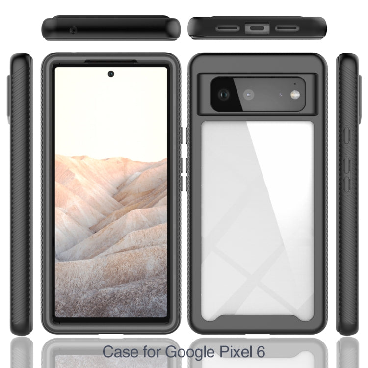 For Google Pixel 6 Starry Sky Solid Color Series Shockproof PC + TPU Case(Black) by buy2fix