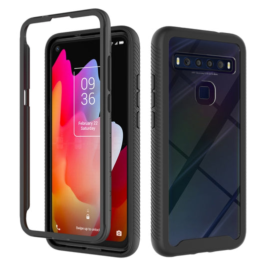 For TCL 10L Starry Sky Solid Color Series Shockproof PC + TPU Case(Black) - TCL by buy2fix | Online Shopping UK | buy2fix