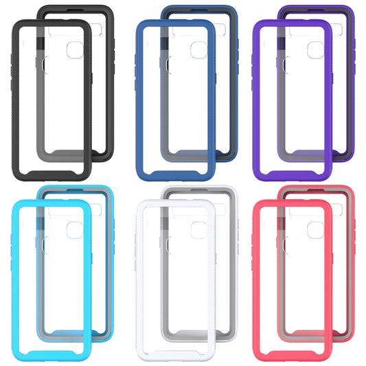 For TCL 10L Starry Sky Solid Color Series Shockproof PC + TPU Case(Royal Blue) by buy2fix