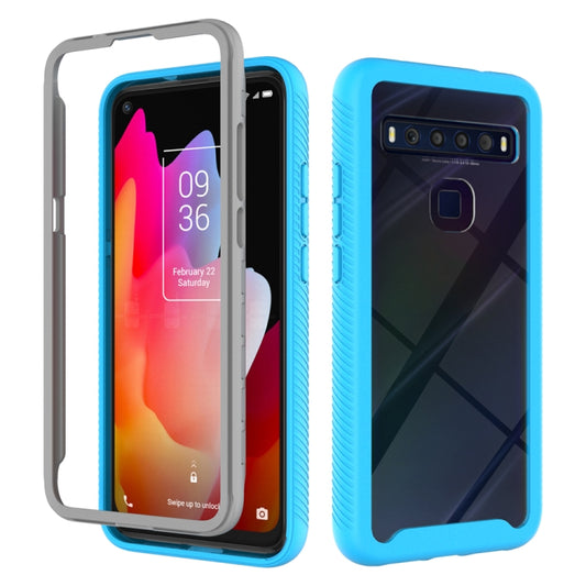 For TCL 10L Starry Sky Solid Color Series Shockproof PC + TPU Case(Light Blue) - TCL by buy2fix | Online Shopping UK | buy2fix