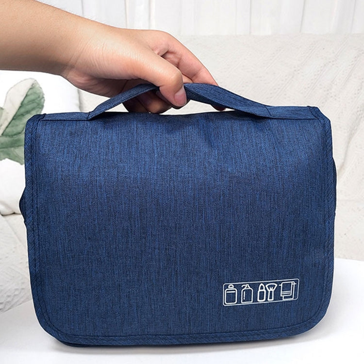 Multifunctional Portable Hook Type Travel Wash Storage Bag Cosmetic Bag(Navy Blue) by buy2fix