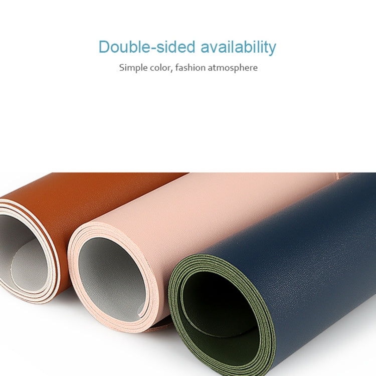 ZD02 Double-sided PU Mouse Pad Table Mat, Size: 100 x 44cm(Royal Blue+Army Green) by buy2fix