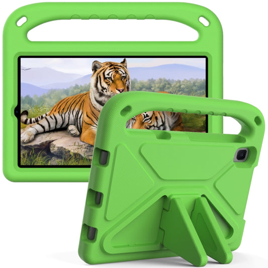 For Lenovo Tab M8 FHD TB-8505F / TB-8705X 8.0 inch & Tab M8 TB-8505 / TB-8705 / TB-8506 2021 Handle Portable EVA Shockproof Anti Falling Protective Case with Triangle Holder(Green) by buy2fix