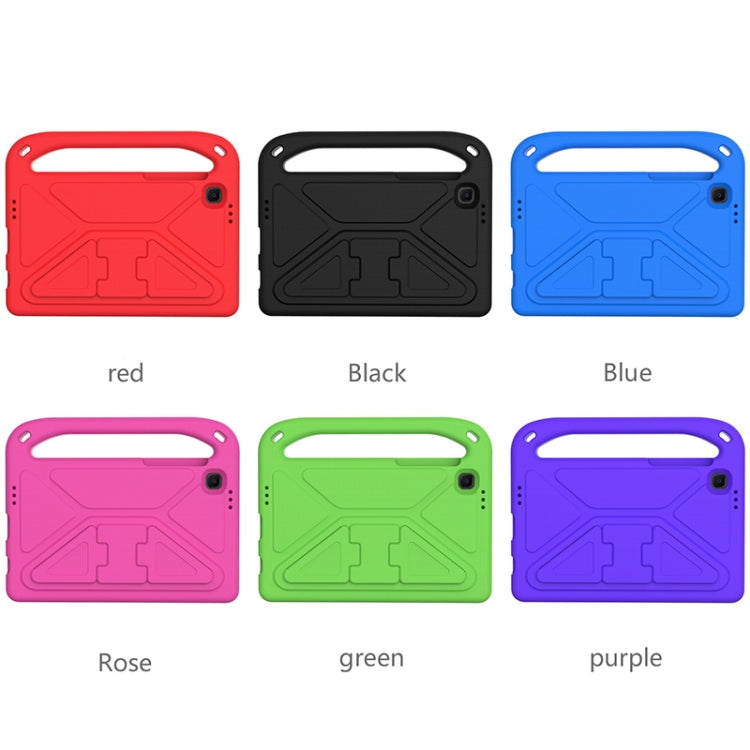 For Samsung Galaxy Tab A7 Lite 8.7 SM-T220 / SM-T225 Handle Portable EVA Shockproof Anti Falling Protective Case with Triangle Holder(Red) by buy2fix