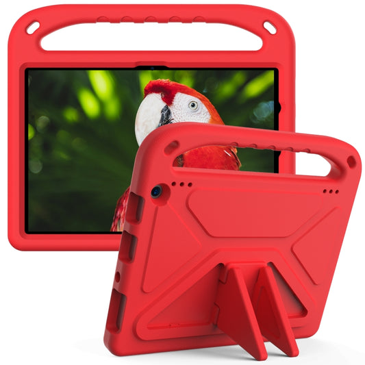 For Amazon Fire HD 10 2021 Handle Portable EVA Shockproof Anti Falling Protective Case with Triangle Holder(Red) by buy2fix