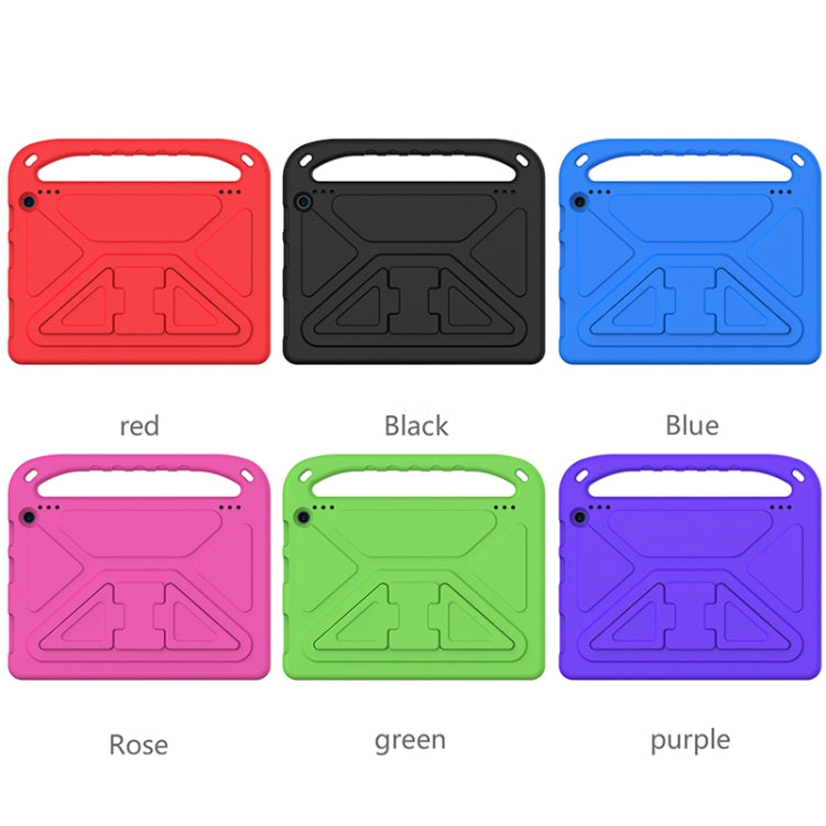 For Amazon Fire HD 10 2021 Handle Portable EVA Shockproof Anti Falling Protective Case with Triangle Holder(Green) by buy2fix