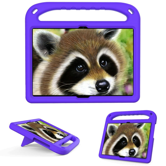 For Lenovo Tab M10 TB-X505F & TB-X605F / P10 TB-X705F Handle Portable EVA Shockproof Anti Falling Protective Case with Triangle Holder(Purple) by buy2fix