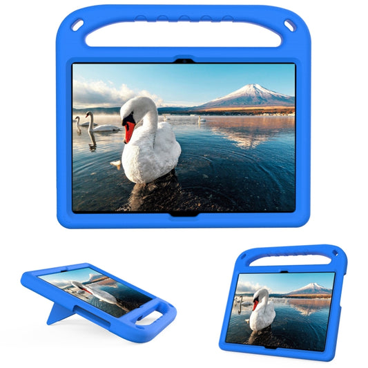 For Lenovo M10 FHD REL TB-X605FC / TB-X605LC Handle Portable EVA Shockproof Anti Falling Protective Case with Triangle Holder(Blue) by buy2fix