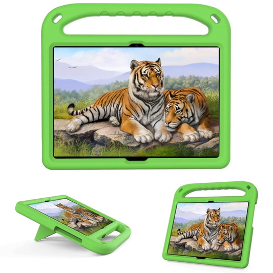 For Lenovo M10 FHD REL TB-X605FC / TB-X605LC Handle Portable EVA Shockproof Anti Falling Protective Case with Triangle Holder(Green) by buy2fix