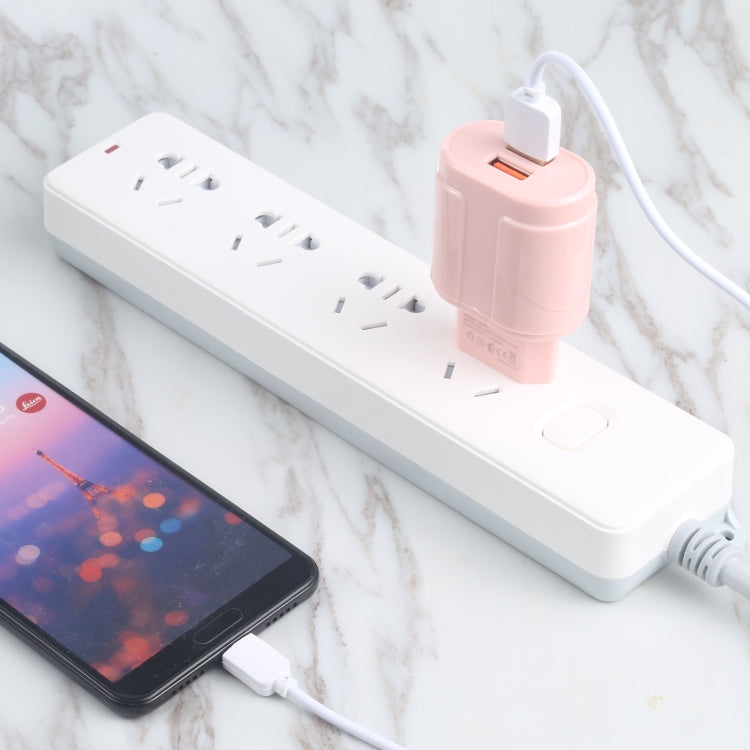 13-22 2.1A Dual USB Macarons Travel Charger, EU Plug(Green) - USB Charger by buy2fix | Online Shopping UK | buy2fix
