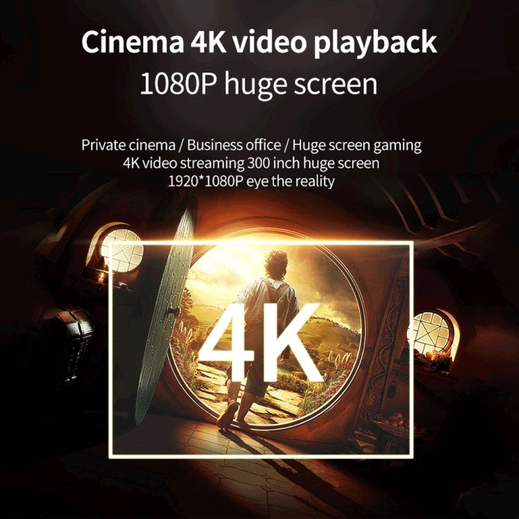 WEJOY Y5 800x480P 80 ANSI Lumens Portable Home Theater LED HD Digital Projector, Android 9.0, 1G+8G, US Plug - LED Projector by WEJOY | Online Shopping UK | buy2fix
