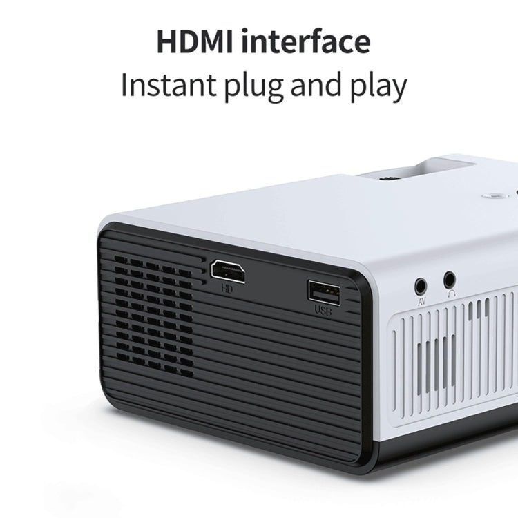 WEJOY Y5 800x480P 80 ANSI Lumens Portable Home Theater LED HD Digital Projector, Android 9.0, 1G+8G, US Plug - LED Projector by WEJOY | Online Shopping UK | buy2fix