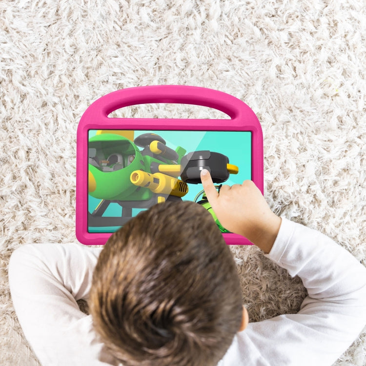 For Amazon Kindle Fire HD 10 2020/2019/2017 Sparrow Style EVA Material Children Shockproof Protective Case(Rose Red) by buy2fix