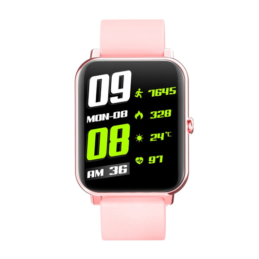 F15 Pro 1.69 inch TFT Screen IP67 Waterproof Smart Watch, Support Body Temperature Monitoring / Sleep Monitoring / Heart Rate Monitoring / Incoming Call Reminder(Pink) by buy2fix