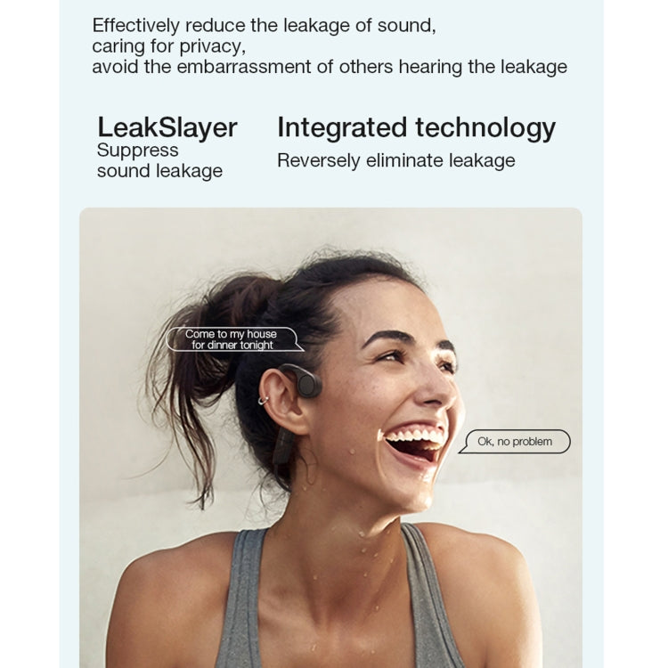 Lenovo X4 Bluetooth 5.0 Waterproof Bone Conduction Wireless Bluetooth Earphone(Black) - Bluetooth Earphone by Lenovo | Online Shopping UK | buy2fix