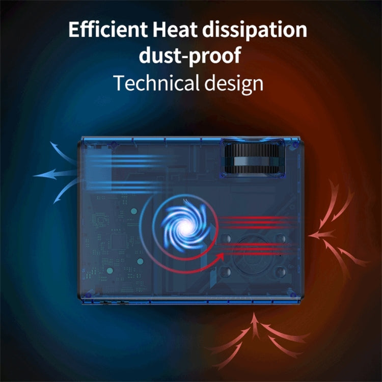 WEJOY Y5 800x480P 80 ANSI Lumens Portable Home Theater LED HD Digital Projector, Android 9.0, 1G+8G, AU Plug by WEJOY